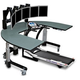 Illustration for article titled Treadmill Desk With Five Monitors Overstimulates As You Exercise